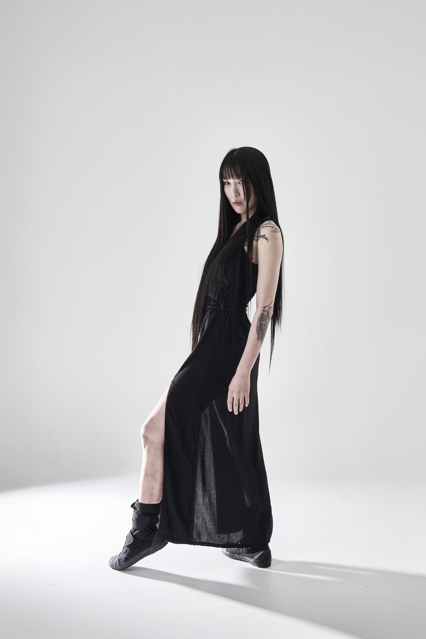 BRAIDED SLEEVELESS DRESS